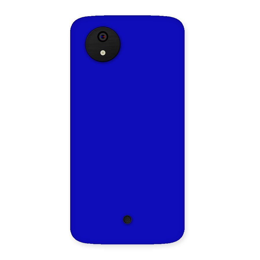 Cobalt Blue Back Case for Micromax Canvas A1