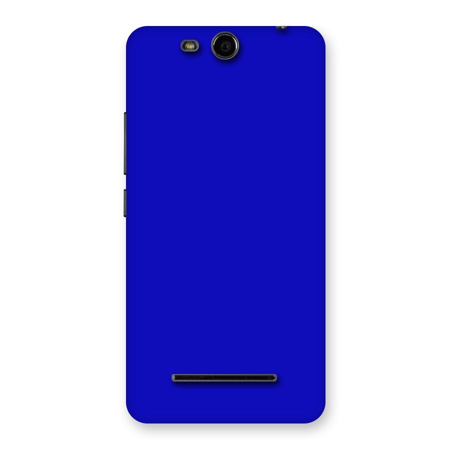 Cobalt Blue Back Case for Micromax Canvas Juice 3 Q392