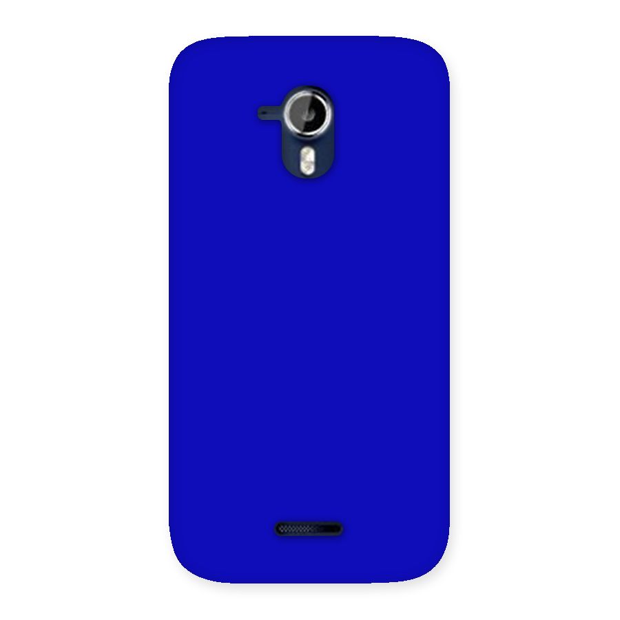 Cobalt Blue Back Case for Micromax Canvas Magnus A117