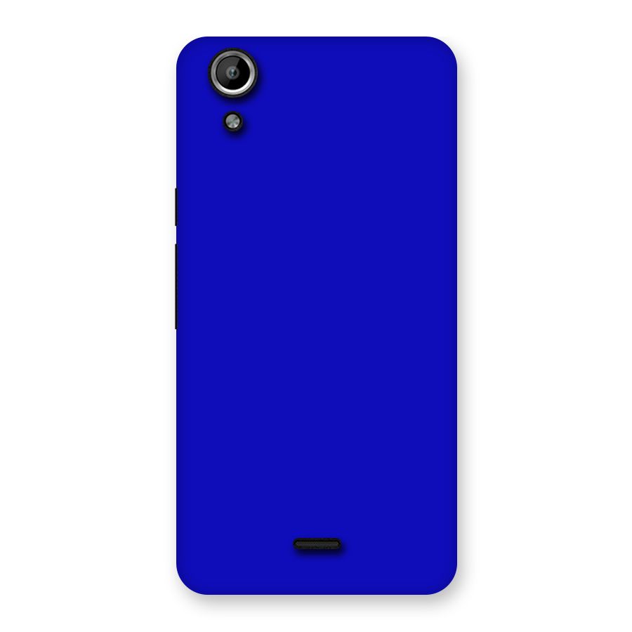Cobalt Blue Back Case for Micromax Canvas Selfie Lens Q345