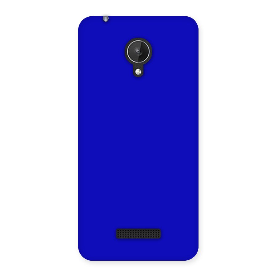 Cobalt Blue Back Case for Micromax Canvas Spark Q380