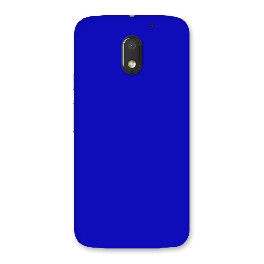 Cobalt Blue Back Case for Moto E3 Power