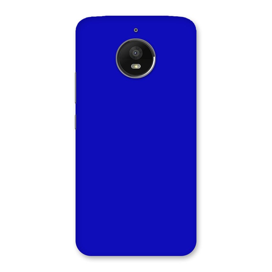 Cobalt Blue Back Case for Moto E4 Plus