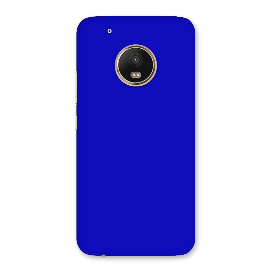 Cobalt Blue Back Case for Moto G5 Plus
