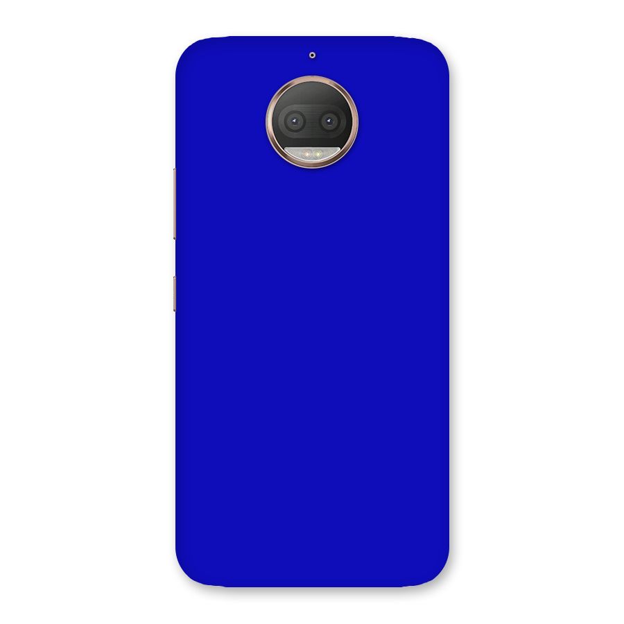 Cobalt Blue Back Case for Moto G5s Plus