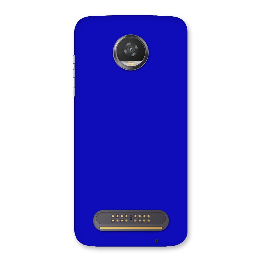 Cobalt Blue Back Case for Moto Z2 Play