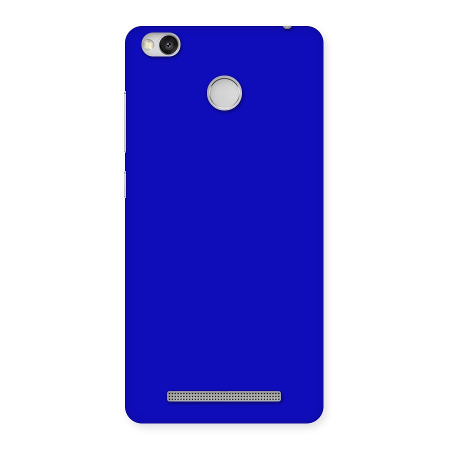Cobalt Blue Back Case for Redmi 3S Prime