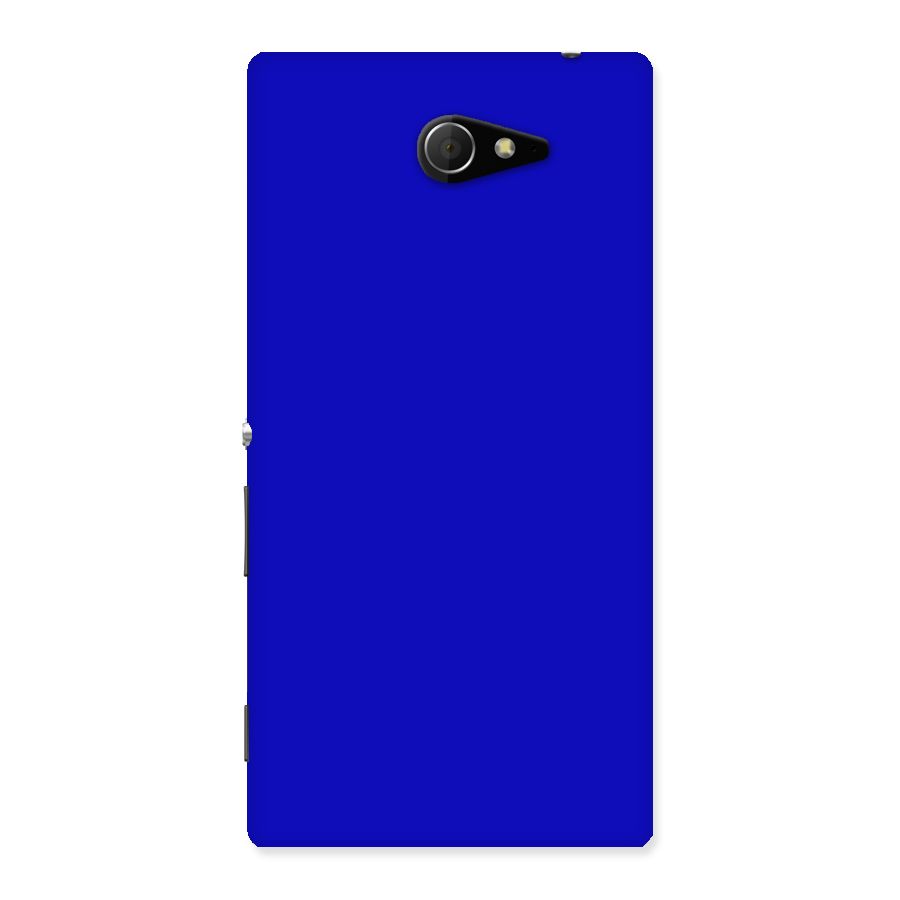 Cobalt Blue Back Case for Sony Xperia M2