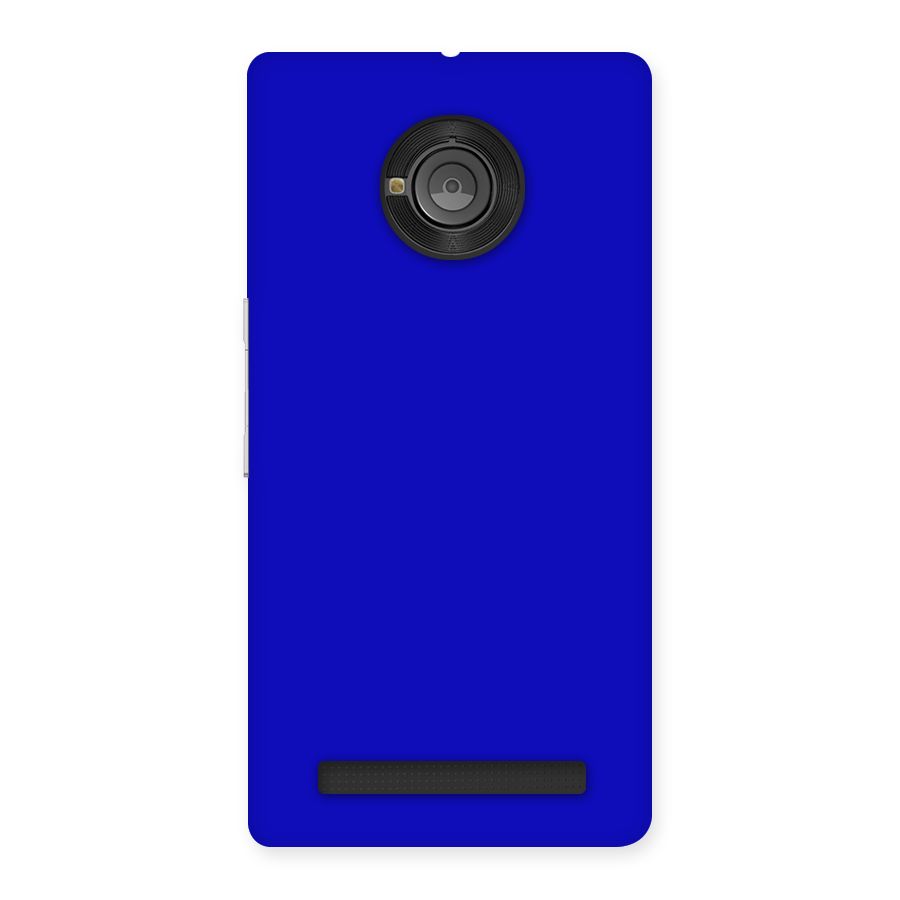 Cobalt Blue Back Case for Yu Yunique
