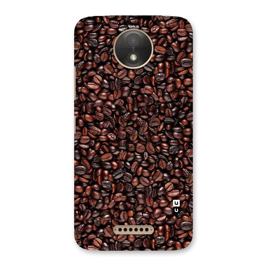 Cocoa Beans Back Case for Moto C Plus