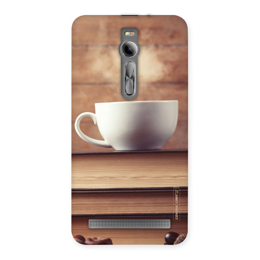 Coffee And Bookworm Back Case for Asus Zenfone 2