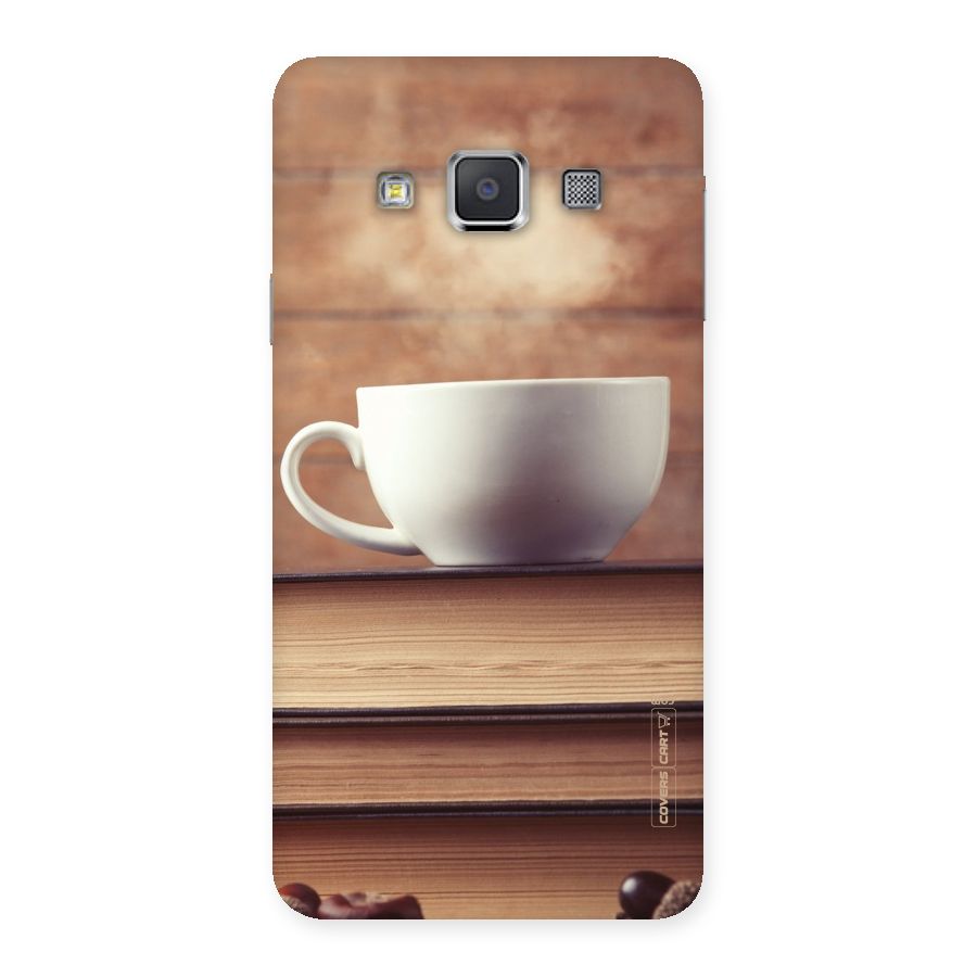 Coffee And Bookworm Back Case for Galaxy A3