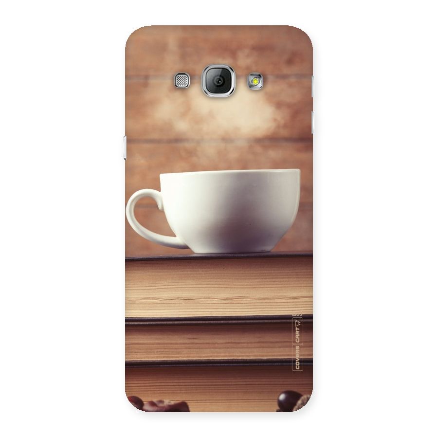Coffee And Bookworm Back Case for Galaxy A8
