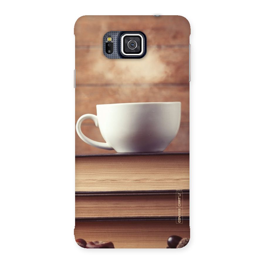 Coffee And Bookworm Back Case for Galaxy Alpha