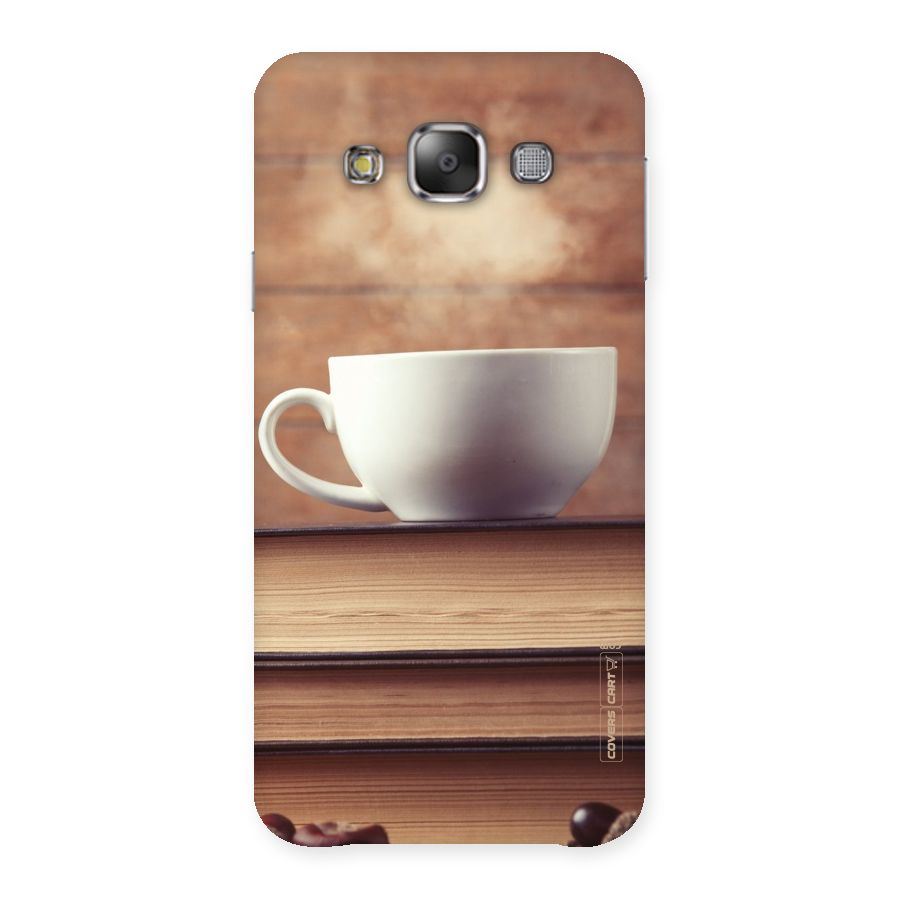 Coffee And Bookworm Back Case for Galaxy E7