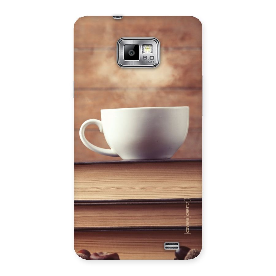 Coffee And Bookworm Back Case for Galaxy S2