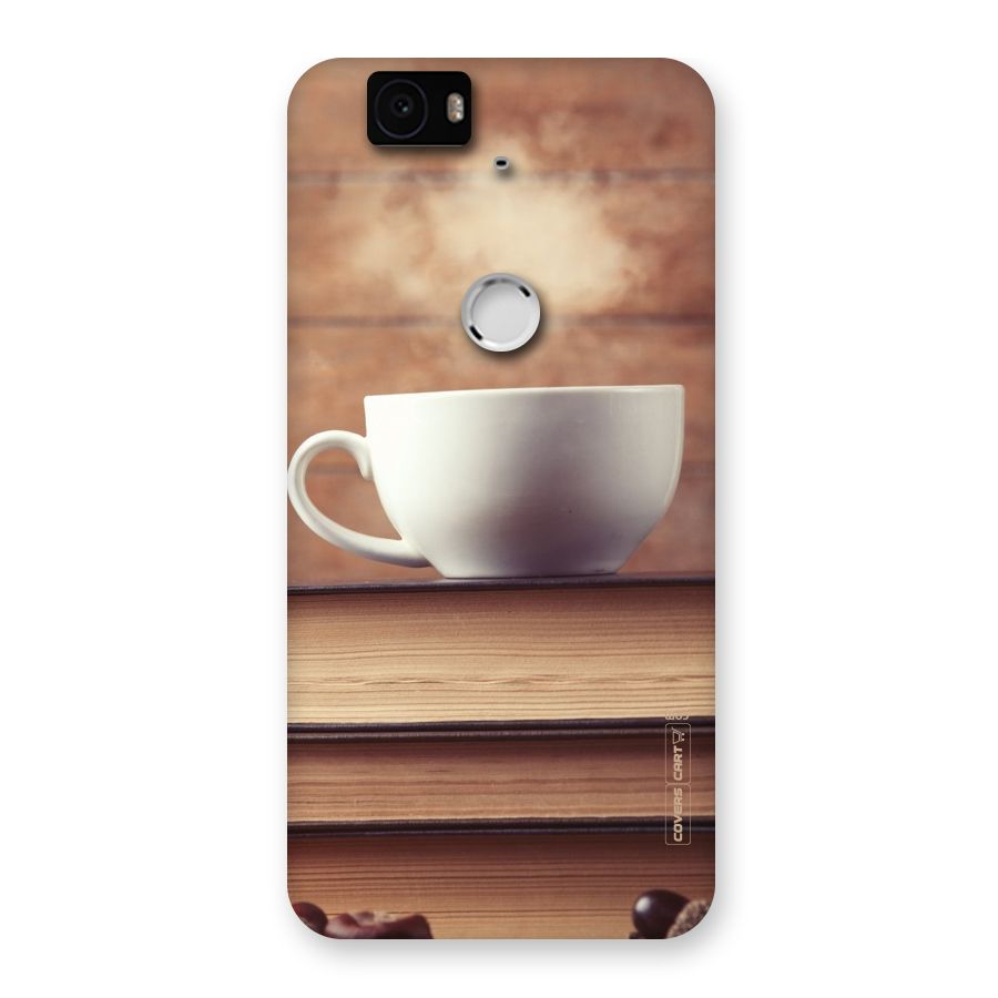 Coffee And Bookworm Back Case for Google Nexus-6P