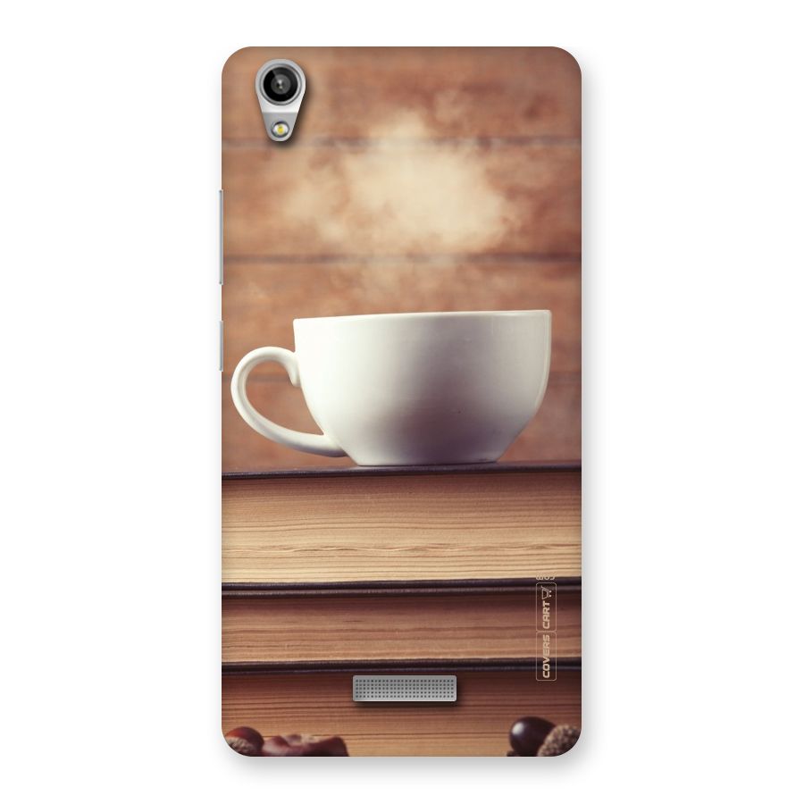 Coffee And Bookworm Back Case for Lava-Pixel-V1