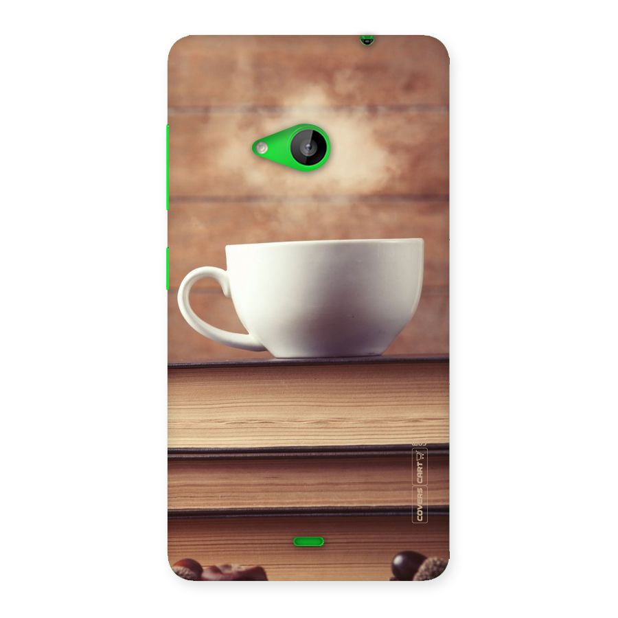 Coffee And Bookworm Back Case for Lumia 535