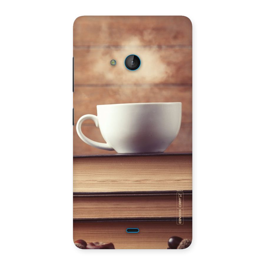 Coffee And Bookworm Back Case for Lumia 540