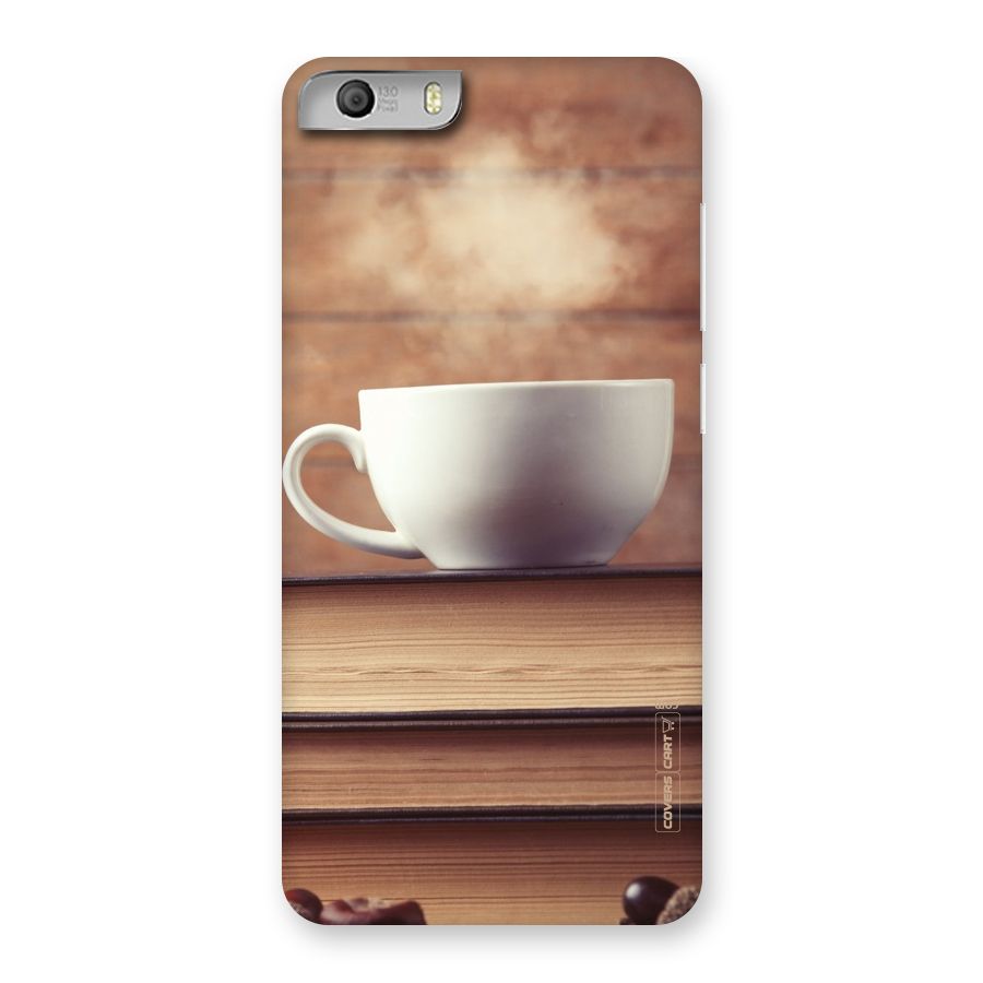 Coffee And Bookworm Back Case for Micromax Canvas Knight 2