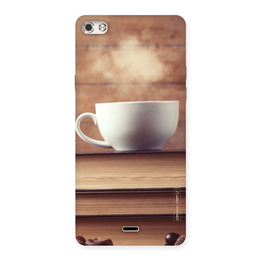 Coffee And Bookworm Back Case for Micromax Canvas Silver 5