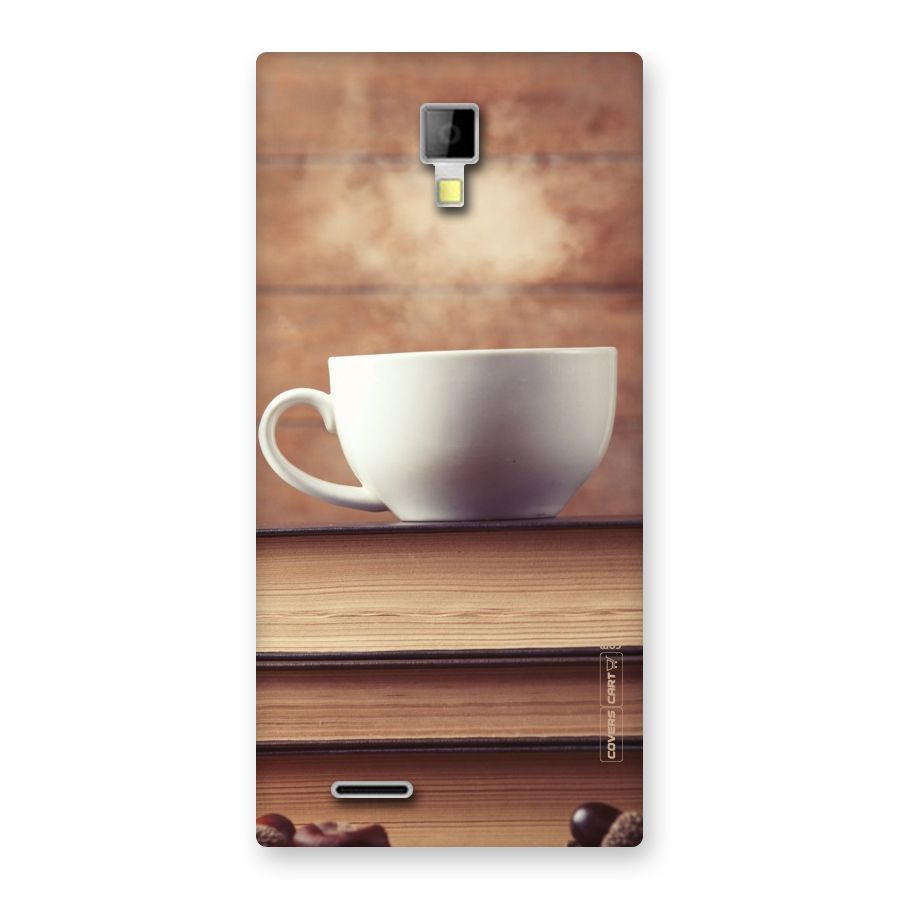 Coffee And Bookworm Back Case for Micromax Canvas Xpress A99