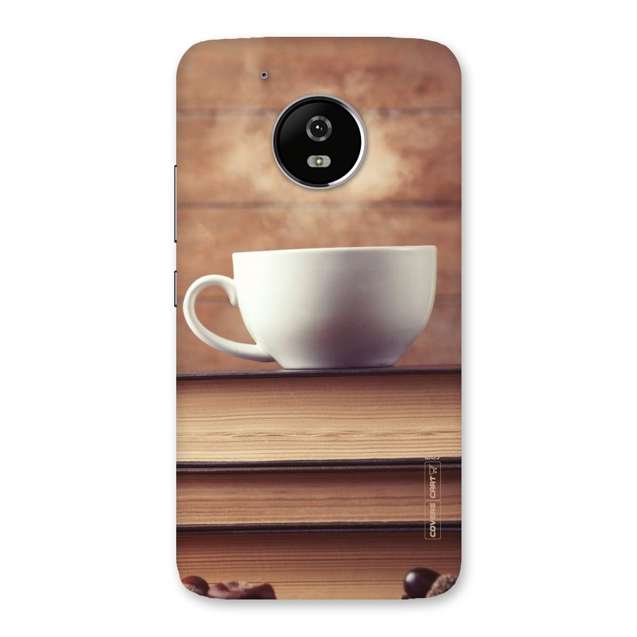 Coffee And Bookworm Back Case for Moto G5