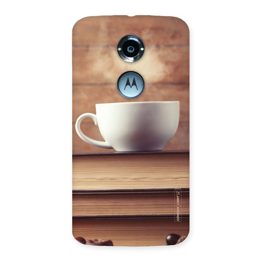 Coffee And Bookworm Back Case for Moto X 2nd Gen