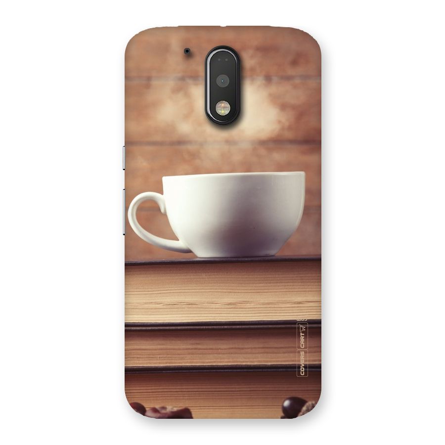 Coffee And Bookworm Back Case for Motorola Moto G4 Plus