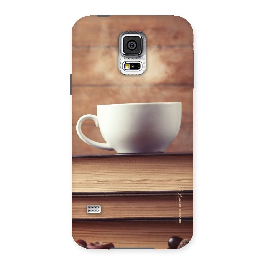 Coffee And Bookworm Back Case for Samsung Galaxy S5