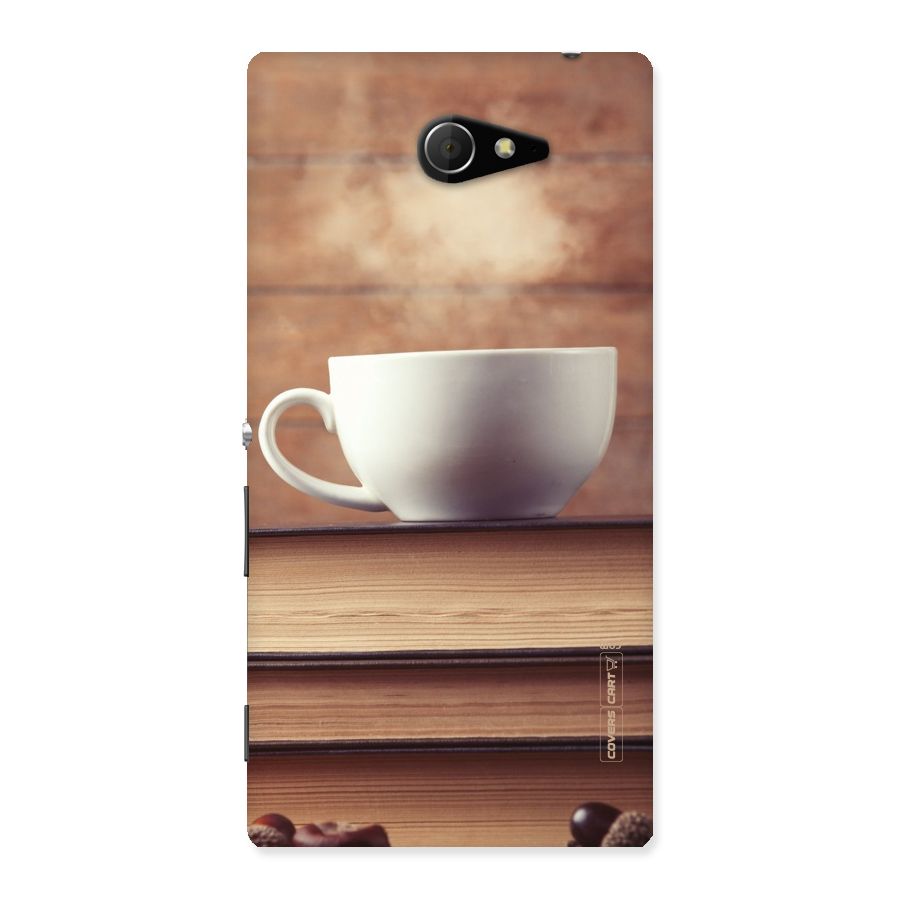 Coffee And Bookworm Back Case for Sony Xperia M2