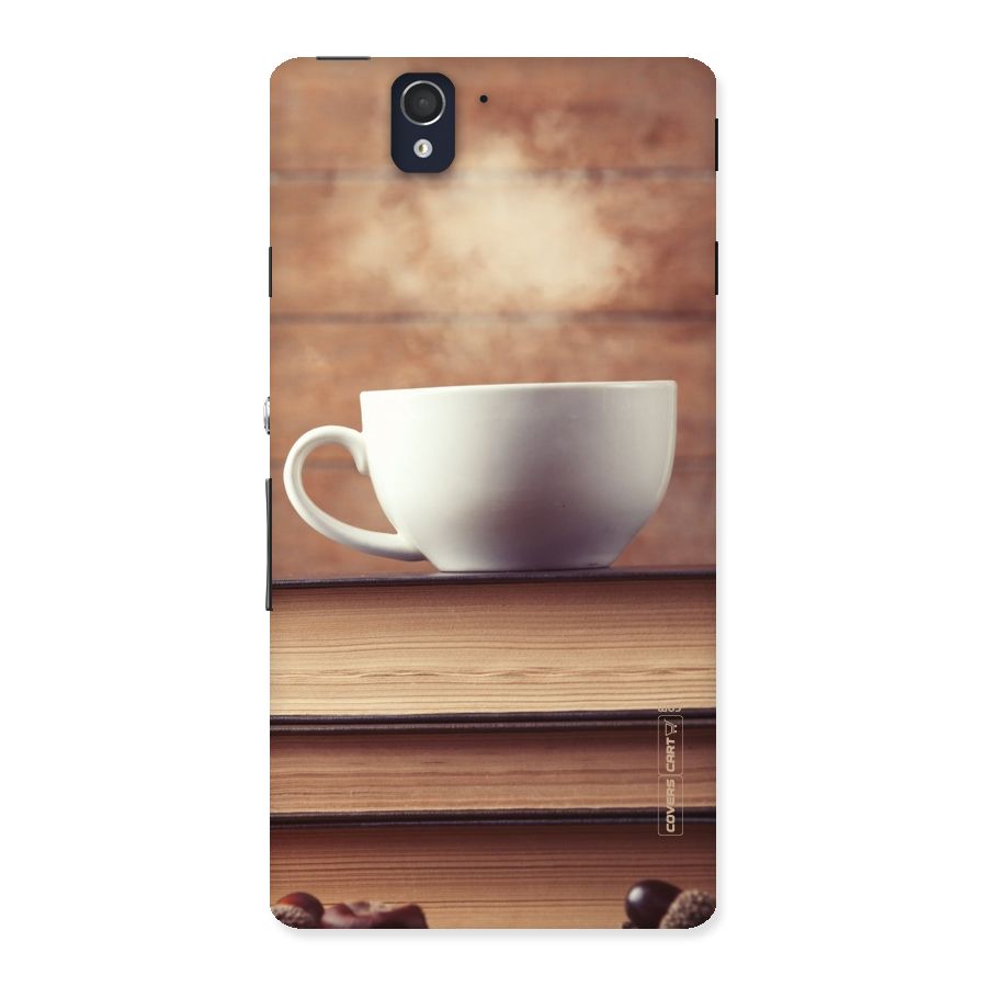 Coffee And Bookworm Back Case for Sony Xperia Z