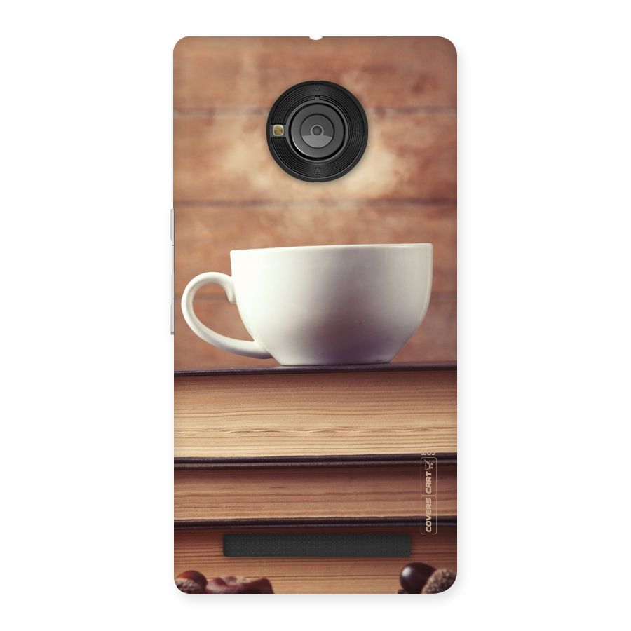 Coffee And Bookworm Back Case for Yu Yunique