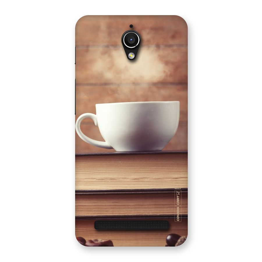 Coffee And Bookworm Back Case for Zenfone Go