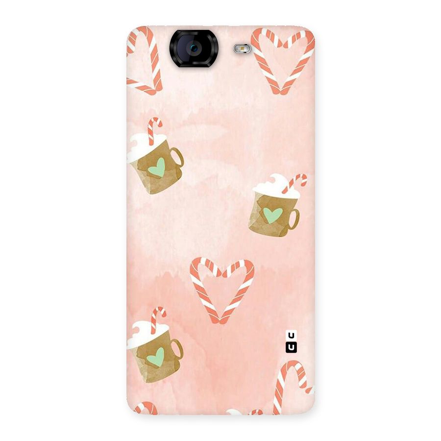 Coffee And Candies Back Case for Canvas Knight A350