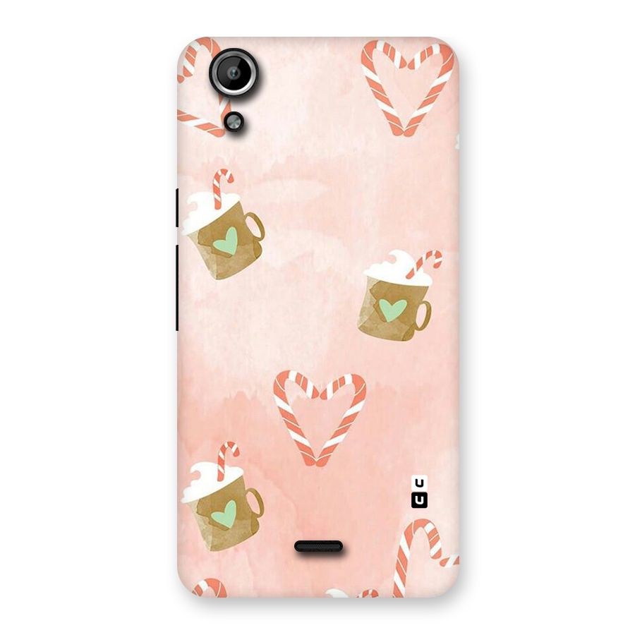 Coffee And Candies Back Case for Micromax Canvas Selfie Lens Q345