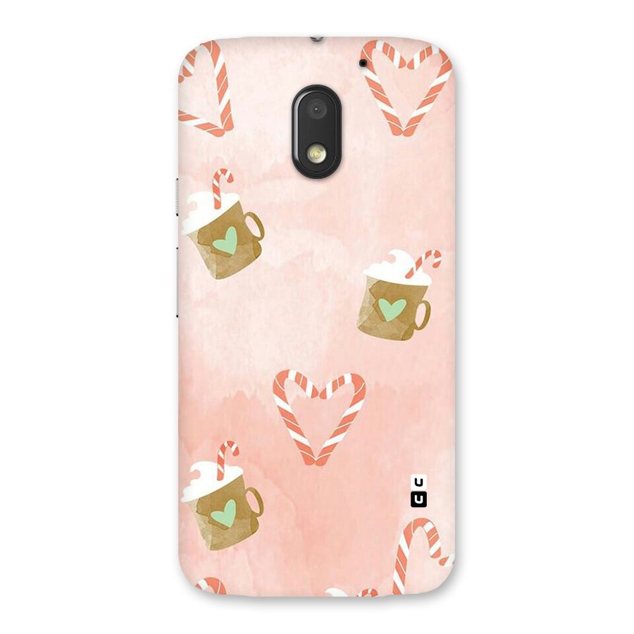 Coffee And Candies Back Case for Moto E3 Power
