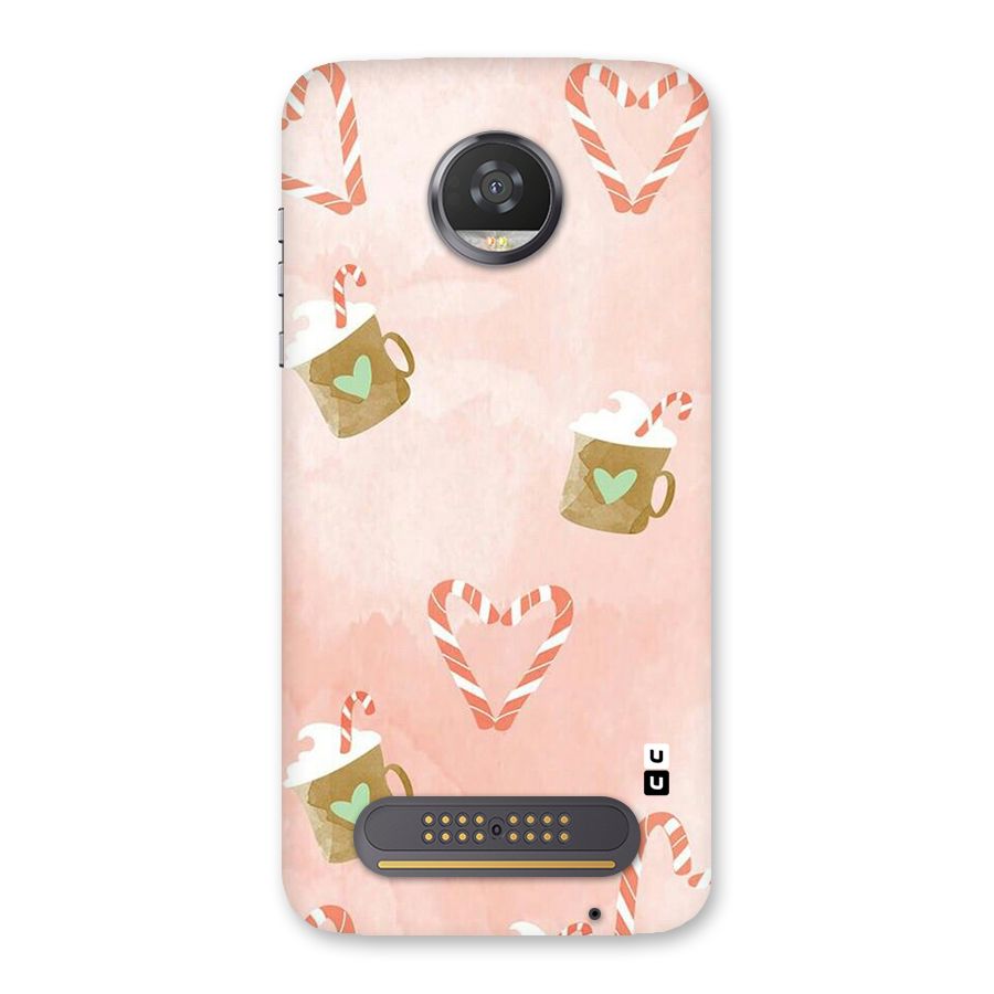 Coffee And Candies Back Case for Moto Z2 Play