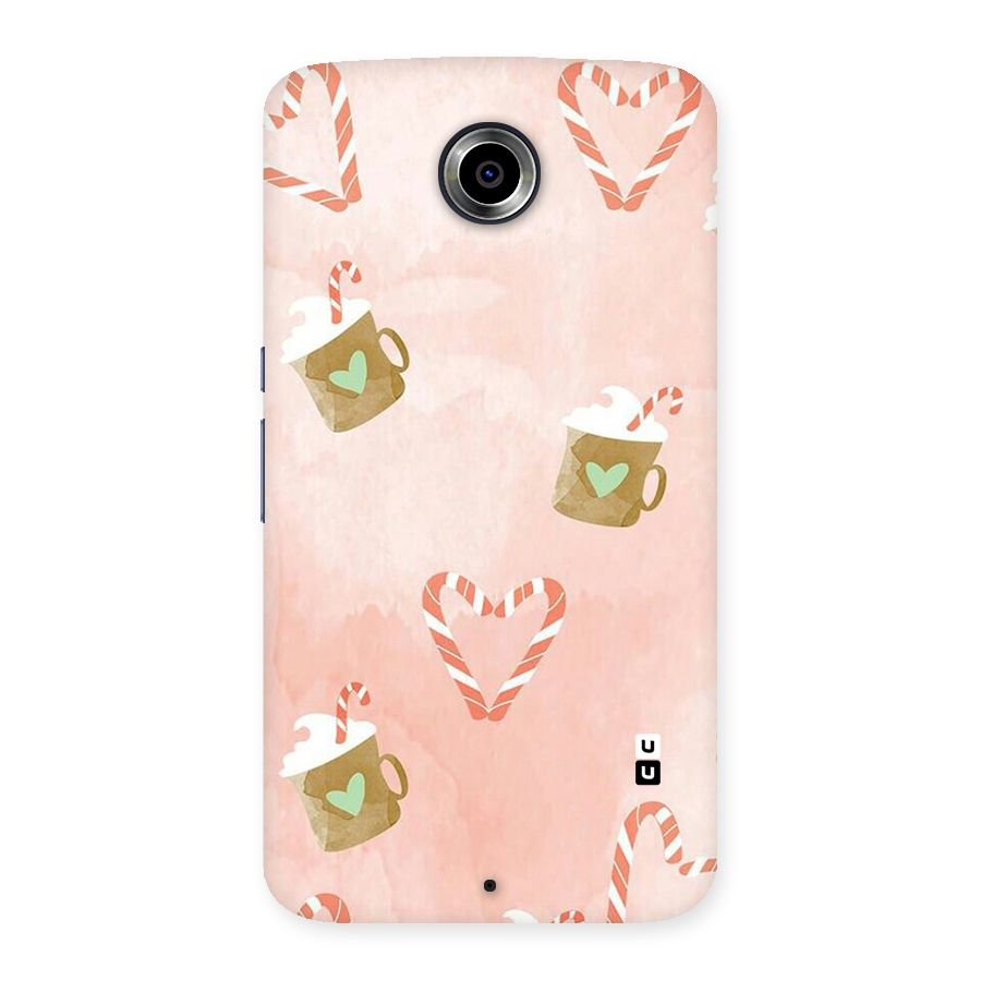 Coffee And Candies Back Case for Nexsus 6