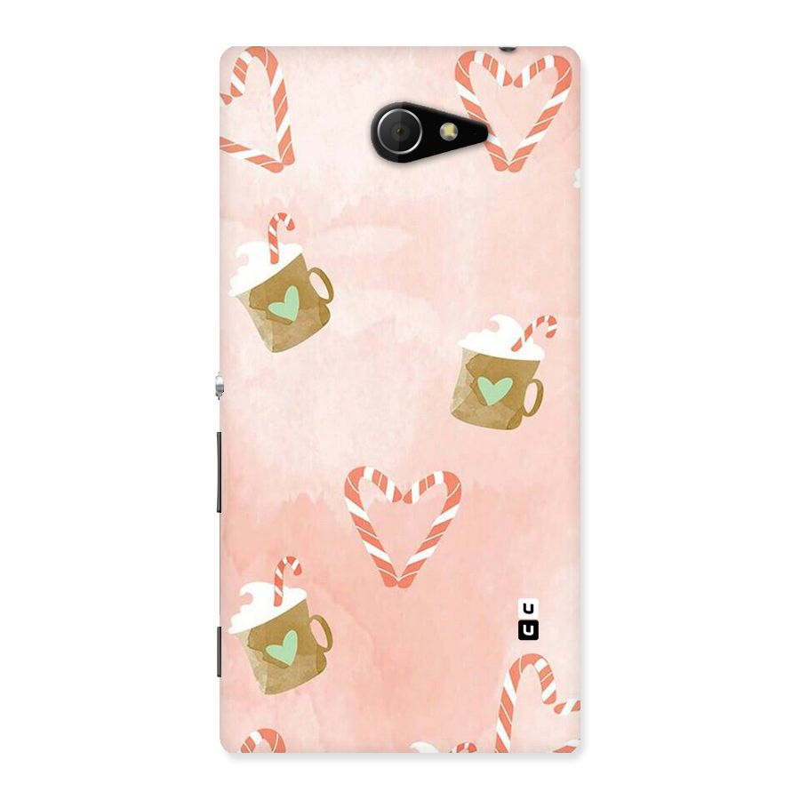 Coffee And Candies Back Case for Sony Xperia M2