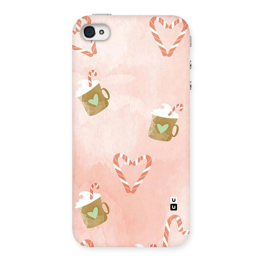 Coffee And Candies Back Case for iPhone 4 4s