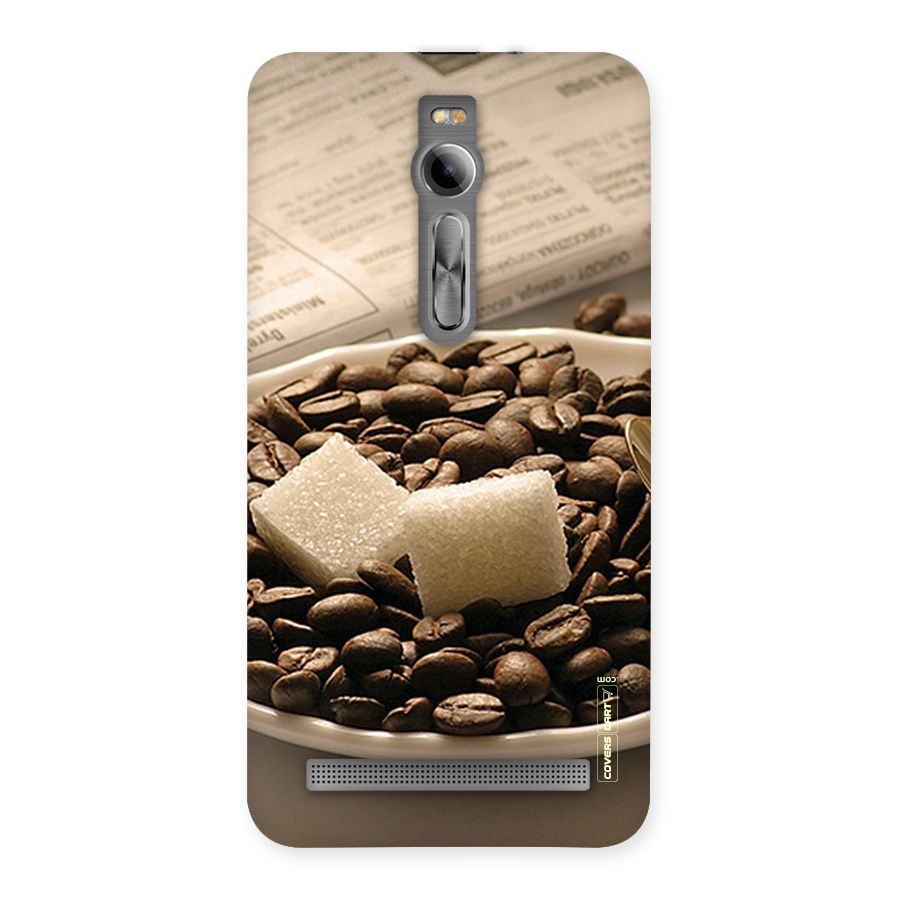Coffee And Sugar Cubes Back Case for Asus Zenfone 2
