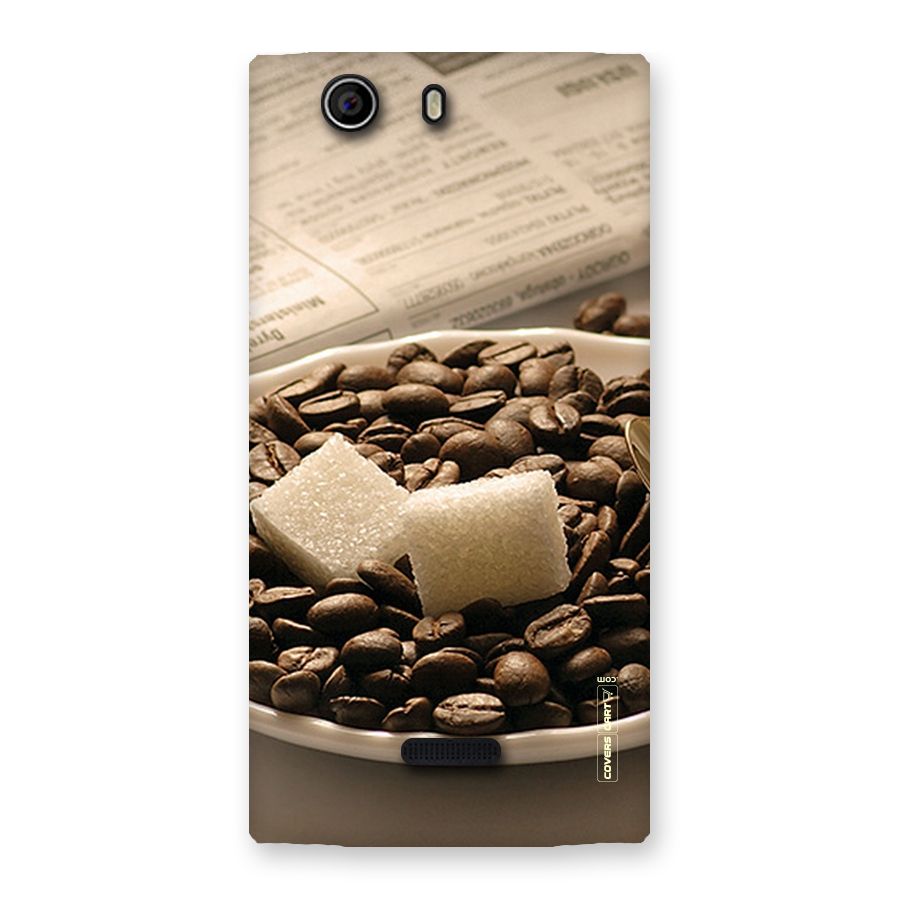 Coffee And Sugar Cubes Back Case for Canvas Nitro 2 E311