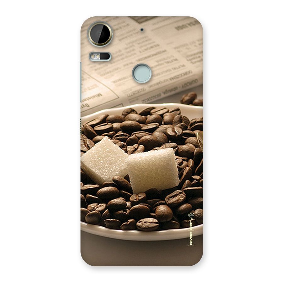 Coffee And Sugar Cubes Back Case for Desire 10 Pro