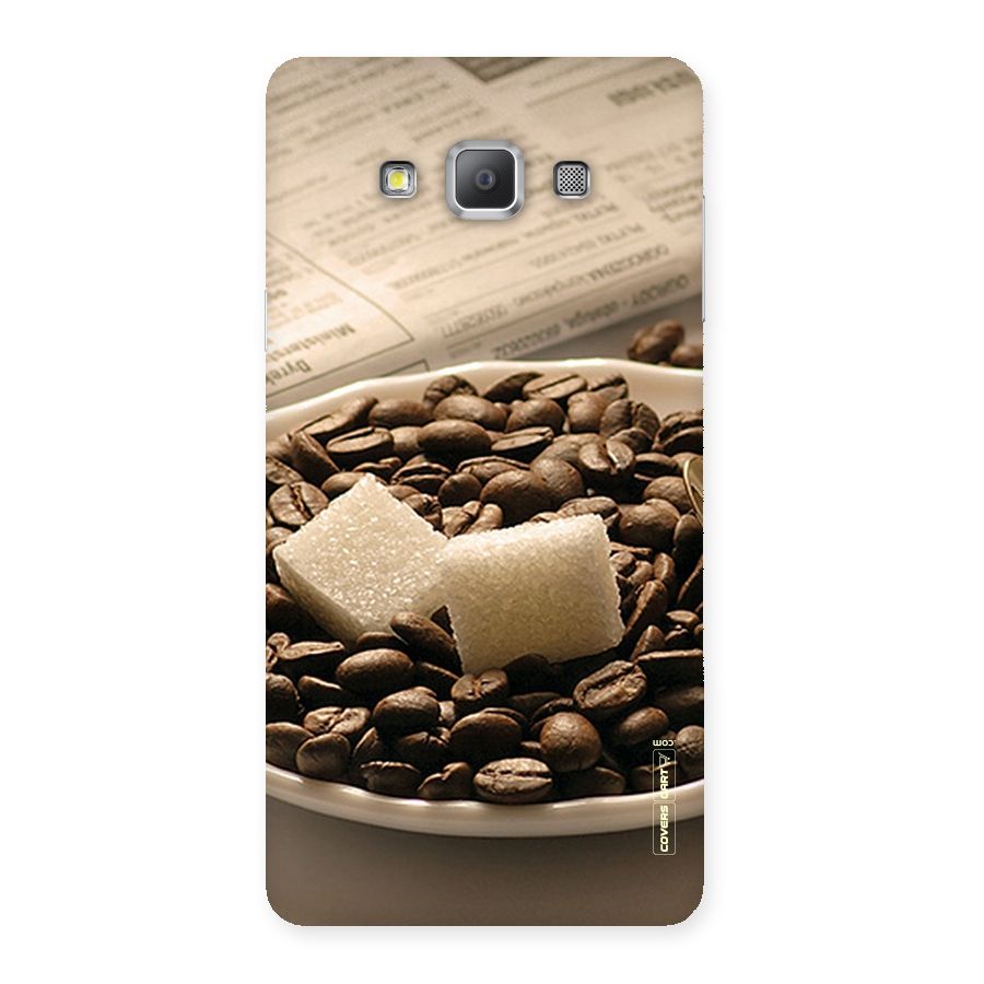 Coffee And Sugar Cubes Back Case for Galaxy A7
