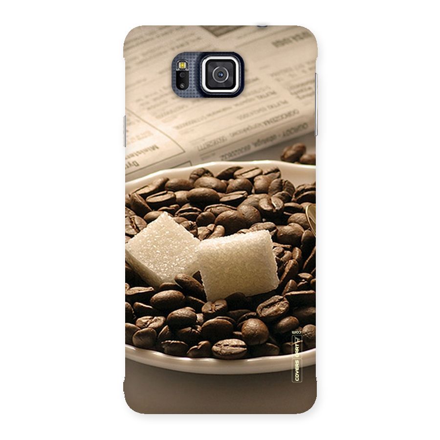 Coffee And Sugar Cubes Back Case for Galaxy Alpha