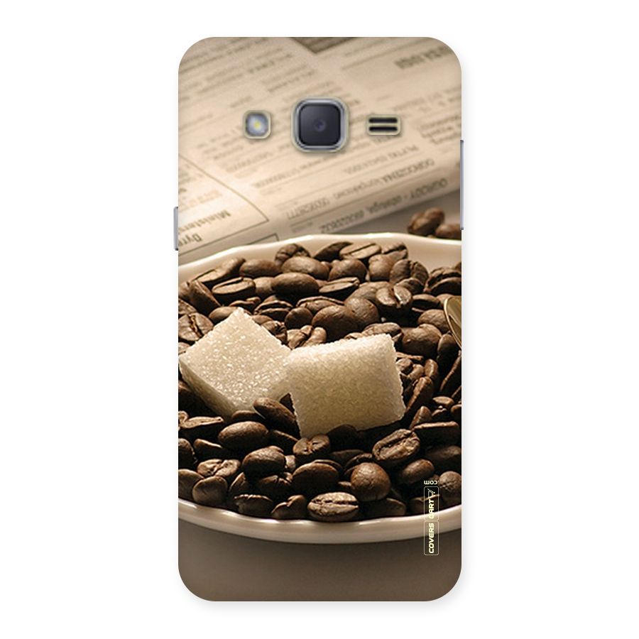 Coffee And Sugar Cubes Back Case for Galaxy J2