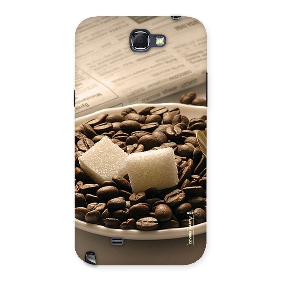 Coffee And Sugar Cubes Back Case for Galaxy Note 2
