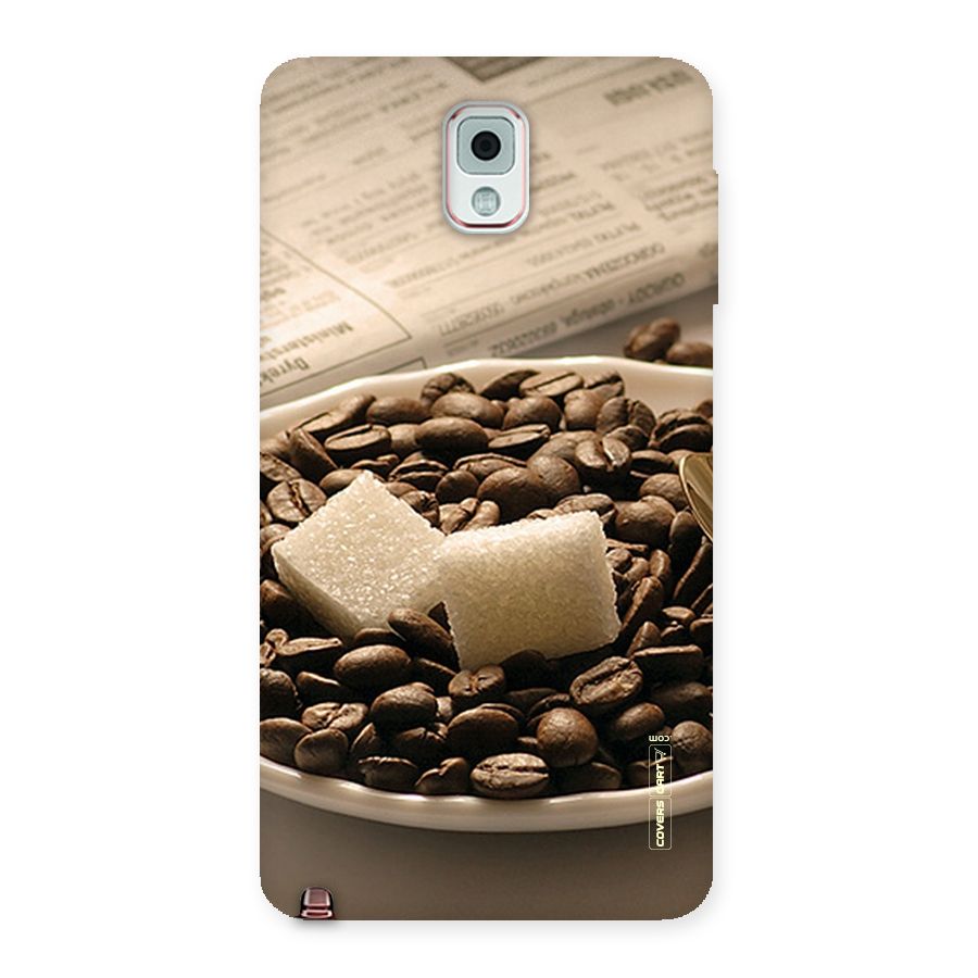 Coffee And Sugar Cubes Back Case for Galaxy Note 3
